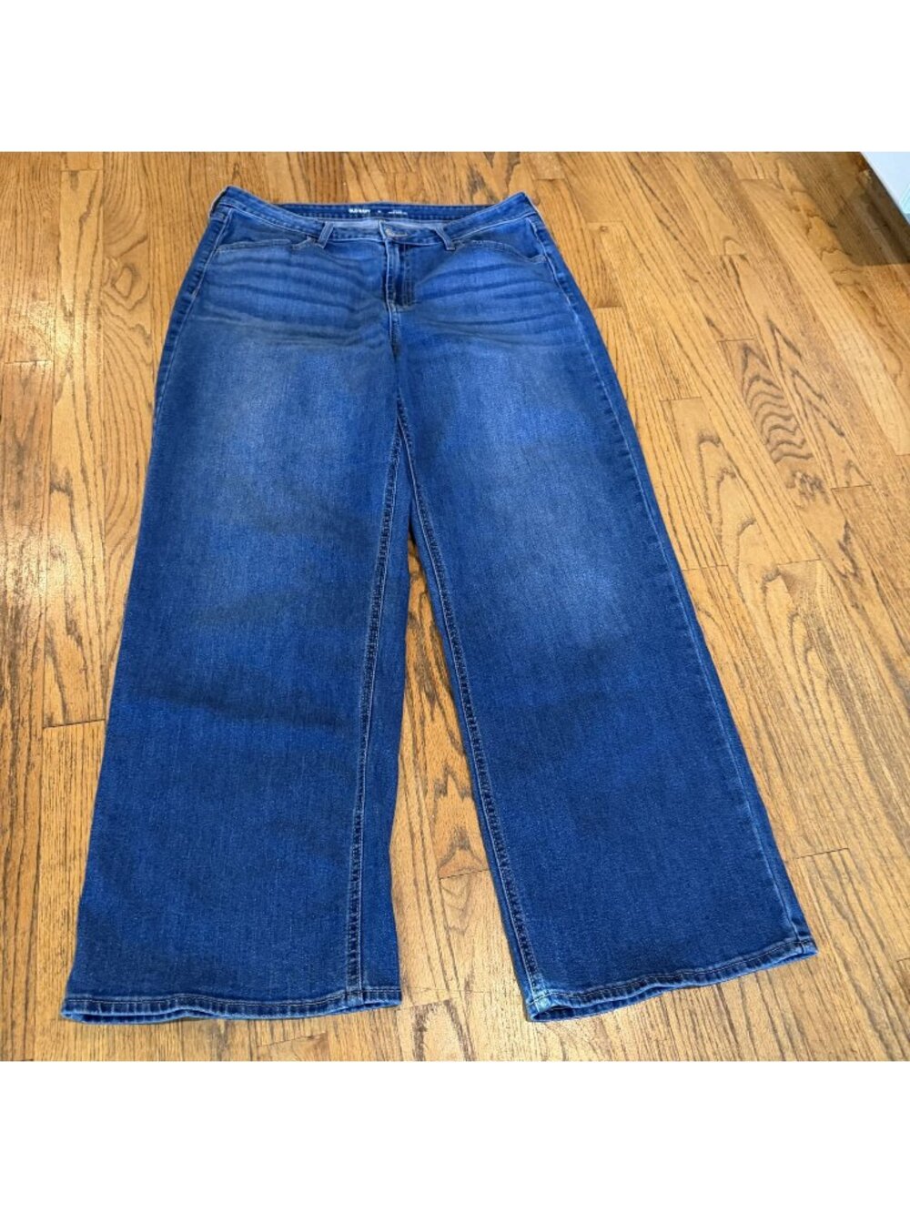 OLD NAVY WOMENS HIGH RISE WOW WIDE LEG JEANS SIZE 16